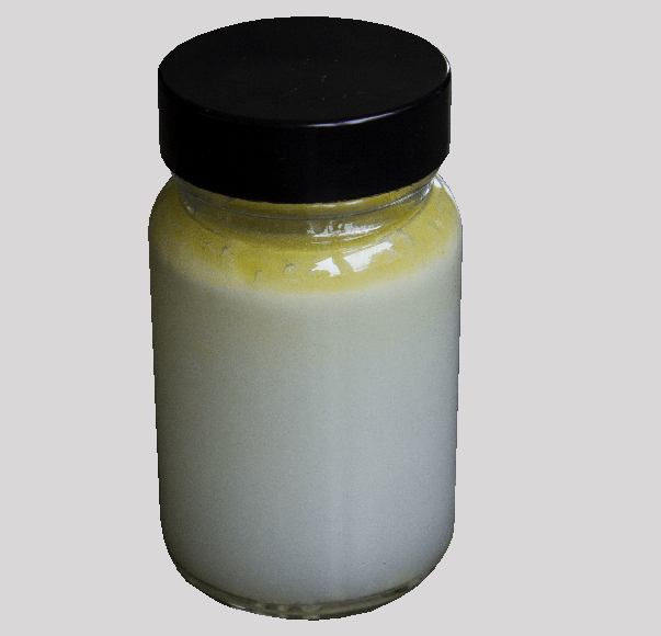 Emulsified condensate sample