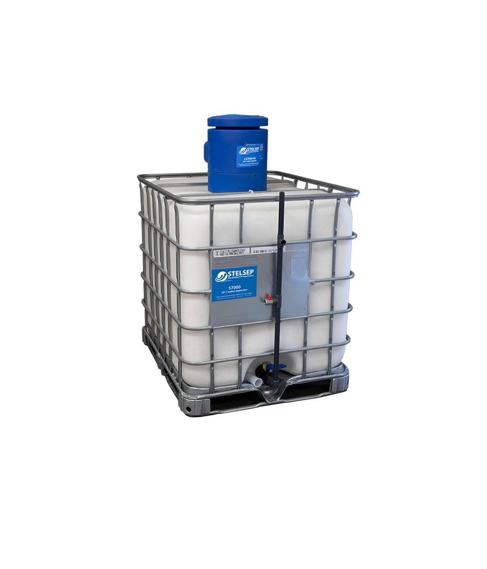 IBC-based large oil/water separator